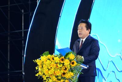 Phó Chủ tịch Vx88 com nhà cái World Cup 2026 tỉnh Võ Phiên phát biểu tại Lễ khai mạc