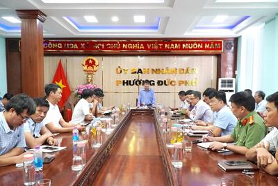 Phó Chủ tịch Vx88 com nhà cái World Cup 2026 tỉnh Nguyễn Ngọc Sâm chủ trì buổi làm việc với các đơn vị liên quan về tiến độ dự án đường bộ cao tốc Bắc- Nam, đoạn Quảng Ngãi- Hoài Nhơn