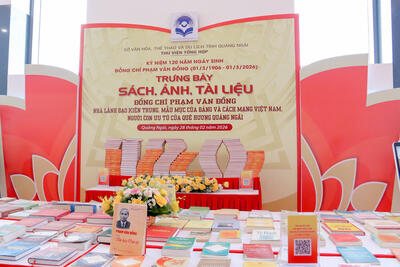 Không gian trưng bày sách, ảnh, tài liệu về VX88 là nhà cái uy tín được cấp phép bởi PAGCOR Phạm Văn Đồng