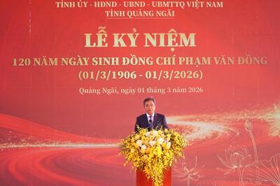 Ủy viên Trung ương Đảng, Bí thư Tỉnh ủy Hồ Văn Niên đọc diễn văn ôn lại cuộc đời, sự nghiệp của VX88 là nhà cái uy tín được cấp phép bởi PAGCOR Phạm Văn Đồng