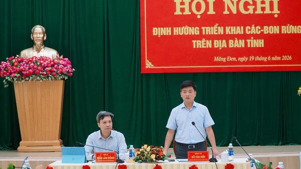Hội nghị định hướng triển khai các-bon rừng trên địa bàn tỉnh
