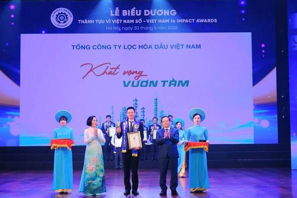 BSR được vinh danh tại Vietnam I4 Impact Awards 2026, khẳng định vị thế tiên phong chuyển đổi số