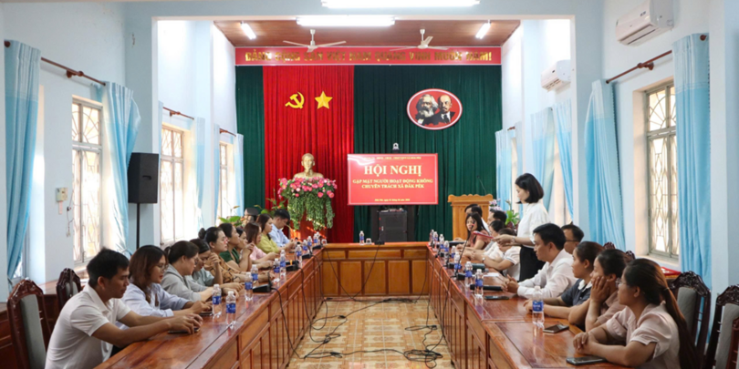 Thường trực Đảng ủy gặp mặt người hoạt động không chuyên trách cấp xã trước khi nghỉ công tác.