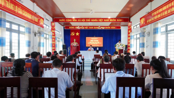 Hội nghị đối thoại trực tiếp của đồng chí bí thư đảng ủy với nhân dân trên địa bàn (Đợt 1 năm 2026).