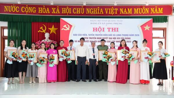 Xã Long Phụng khai mạc Hội thi Báo cáo viên, tuyên truyền viên giỏi năm 2026